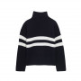 Pull Marinière Col V Femme Aigle