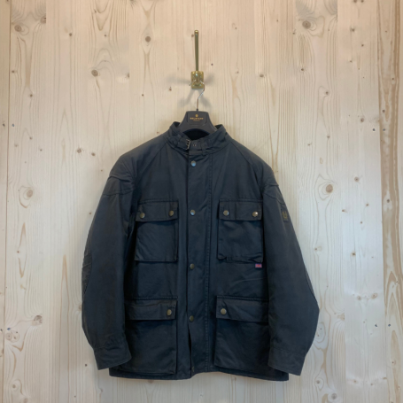 Veste Huilée Belstaff - Noir - XL - Seconde Main