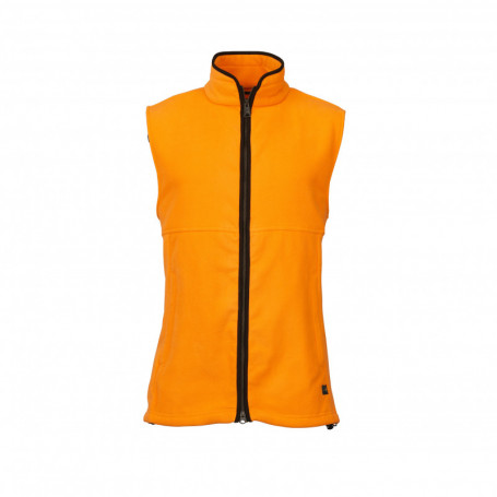 Gilet Polaire Norfolk Orange Blaze Laksen