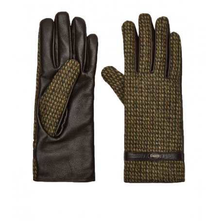 Gants cuir et tweed Ballycastle femme Dubarry