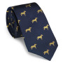 Cravate Laksen motifs " chiens "