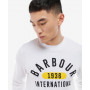 Minard Barbour International T-shirt met lange mouwen