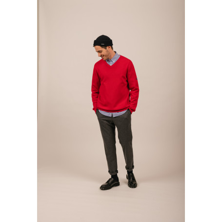 Pull Cuirasse col V Saint James