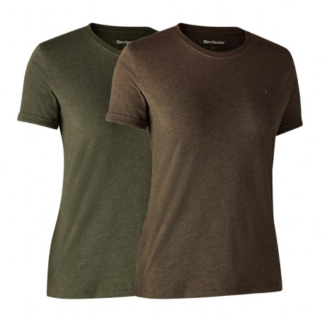 Lot de 2 T-shirts Femme Deerhunter