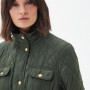 Gewatteerd Barbour damesjack Country Utility met riem