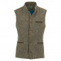 Tweed gilet Fife Lewis Laksen