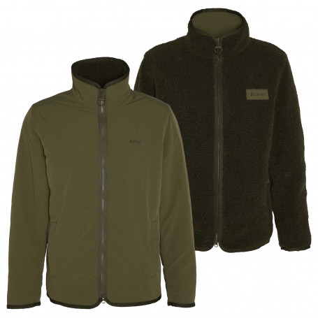 Polar fleece jack Barbour omkeerbaar