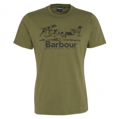 T-shirt Field Dog Graphic Barbour