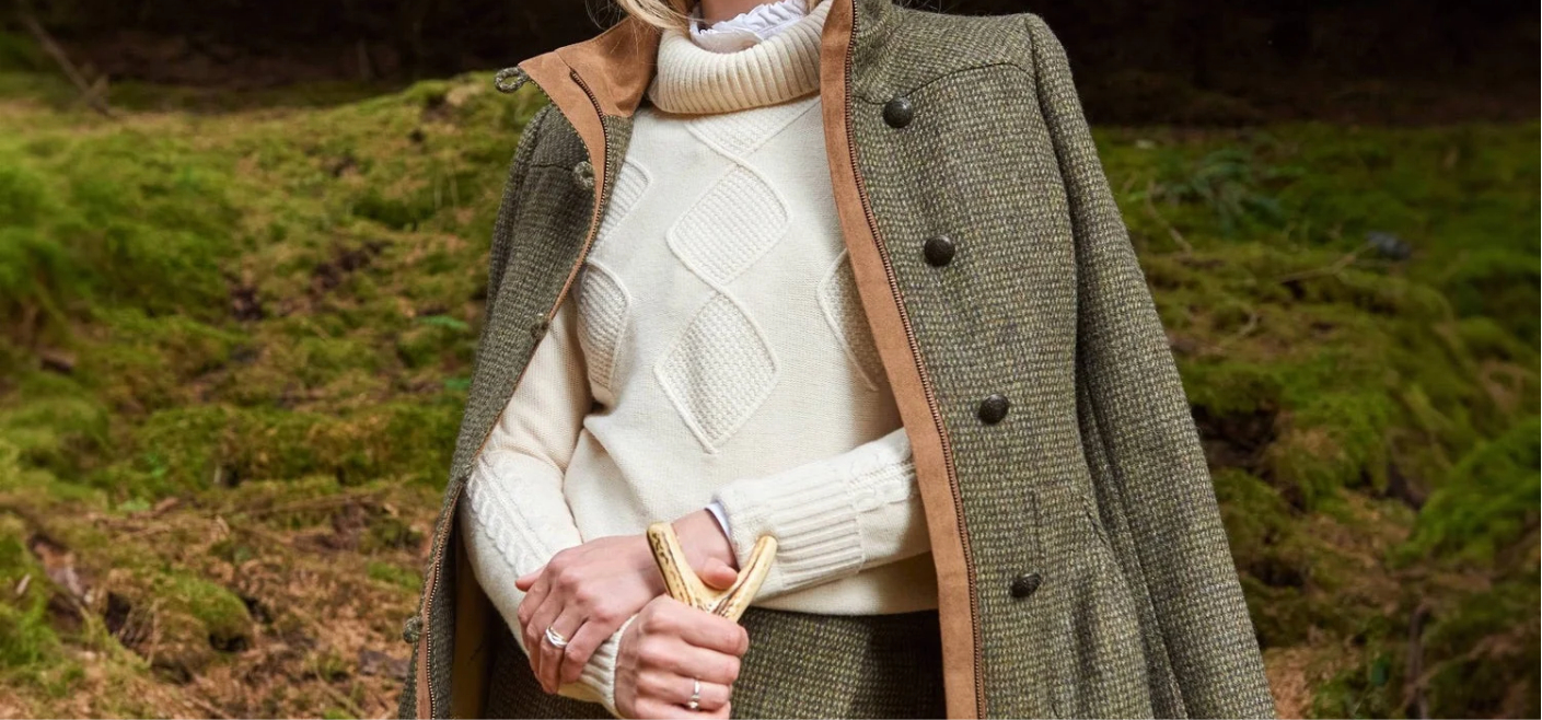 Vêtements en tweed