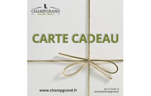 
			                        			Carte cadeau Champgrand classique